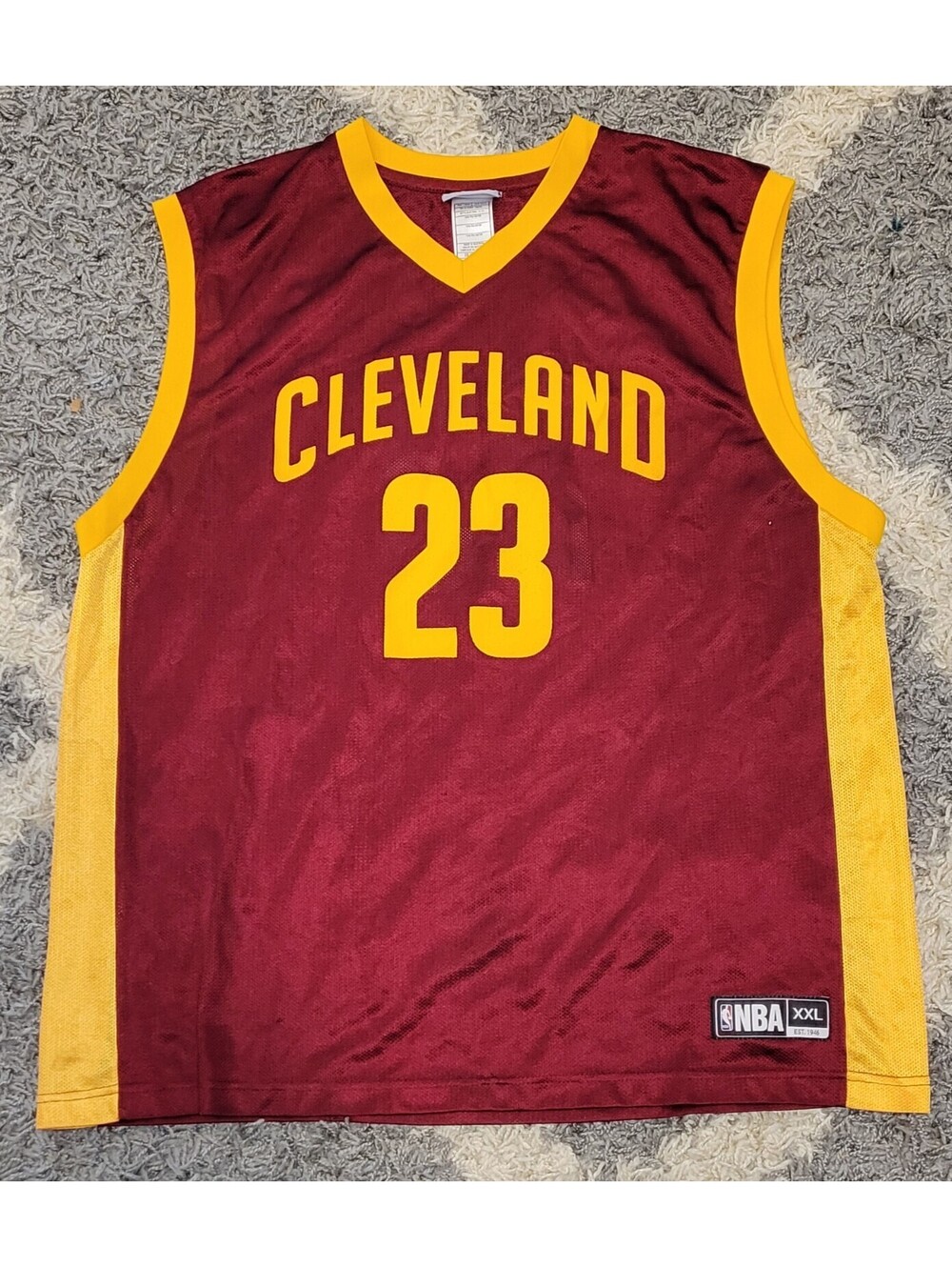 Lebron James #23 Cleveland Cavaliers NBA Men's XXL (+2) Jersey Adidas